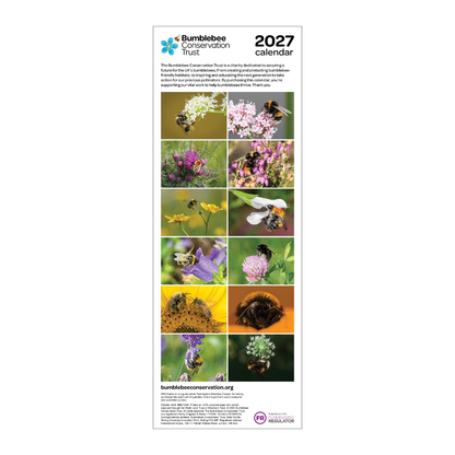2027 slimline bumblebee calendar