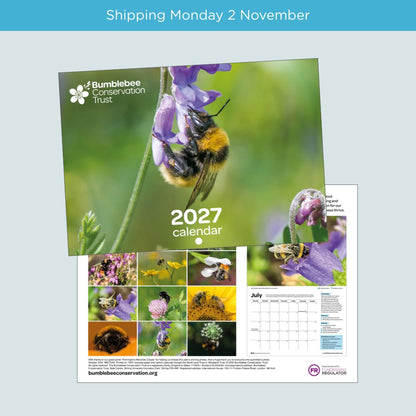 2027 bumblebee calendar