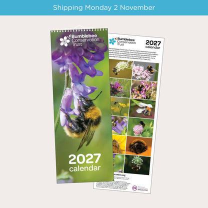 2027 slimline bumblebee calendar